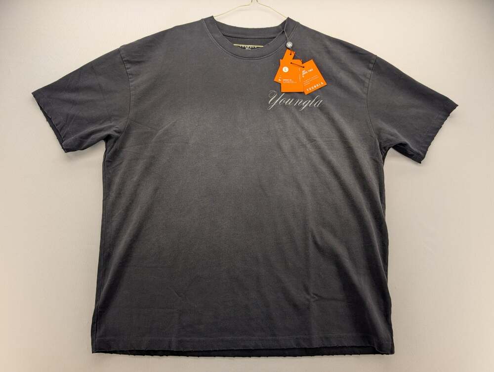 NWT YoungLA 4118- Warrior Tee in Black sz Large